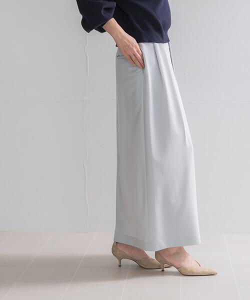 URBAN RESEARCH ROSSO WOMEN(アーバンリサーチ ロッソ)の「ウエストデザインストレートスカート(スカート・レディース・ブラック/ライトグレー・38/36)」の14枚目の写真