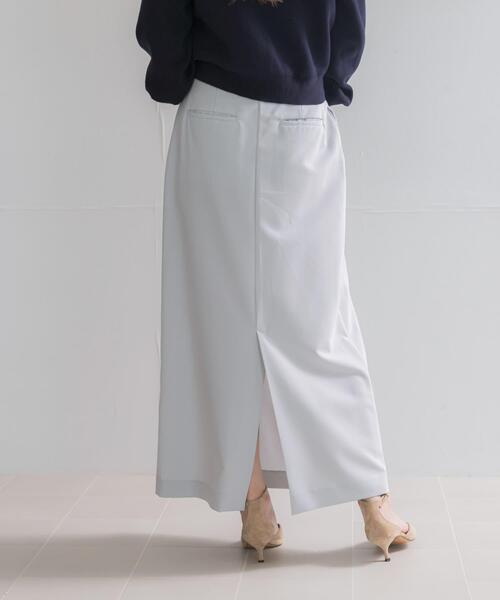 URBAN RESEARCH ROSSO WOMEN(アーバンリサーチ ロッソ)の「ウエストデザインストレートスカート(スカート・レディース・ブラック/ライトグレー・38/36)」の15枚目の写真