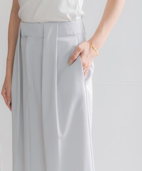 URBAN RESEARCH ROSSO WOMEN(アーバンリサーチ ロッソ)の「ウエストデザインストレートスカート(スカート・レディース・ブラック/ライトグレー・38/36)」の22枚目の写真