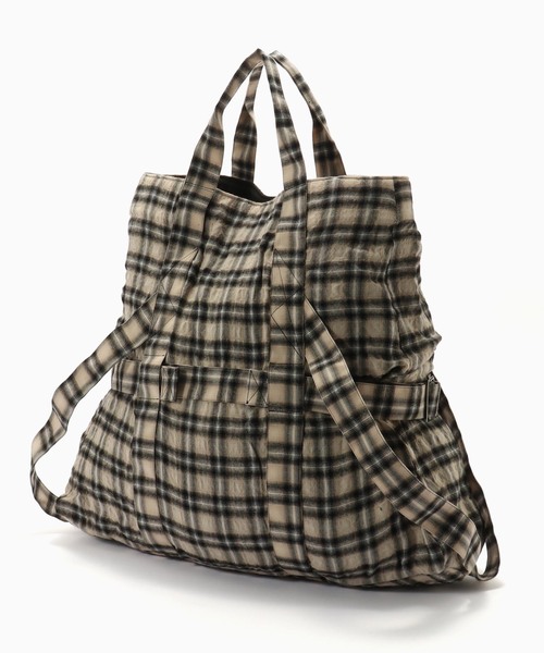Laid.B(レイドビー)の「Laid.B / レイドビー BEACH TOTE BAG(トートバッグ・メンズ・ブラック/ベージュ/ブルー・FREE)」の2枚目の写真