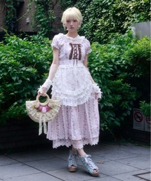 axes femme｜アクシーズファムのワンピース（花柄・ボタニカル柄）通販