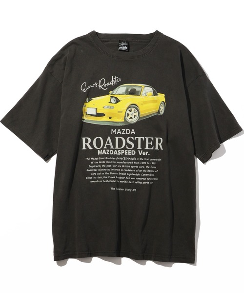 CORPUS TOKYO(コーパス トーキョー)の「【HONDA/MAZDA】ヴィンテージピグメント加工アソートデザイン 半袖Tシャツ(Tシャツ/カットソー・メンズ・ブラック系3/ブラック系2/ブラック系1・M/L/XL)」の3枚目の写真