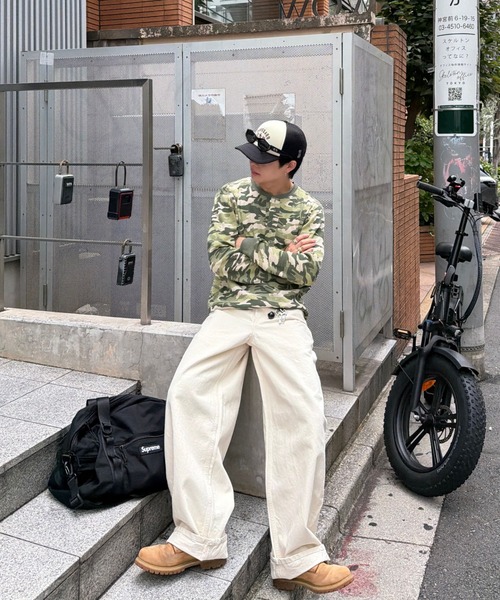 ADAMASTE(アダマスト)の「Camo Thermal Henry Neck L/S Tee - 迷彩サーマルヘンリーネックロングスリーブT(Tシャツ/カットソー・メンズ・ブラウン/ブラック/グリーン系その他2/グリーン系その他・SMALL/MEDIUM/LARGE)」の15枚目の写真