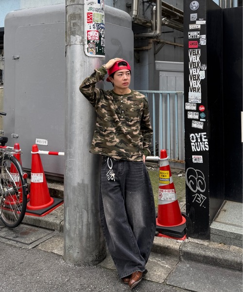 ADAMASTE(アダマスト)の「Camo Thermal Henry Neck L/S Tee - 迷彩サーマルヘンリーネックロングスリーブT(Tシャツ/カットソー・メンズ・ブラウン/ブラック/グリーン系その他2/グリーン系その他・SMALL/MEDIUM/LARGE)」の13枚目の写真