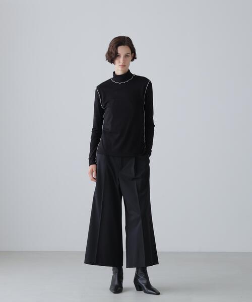 ADORE(アドーア)の「◆ソフトウールジャージー(Tシャツ/カットソー・レディース・ホワイト/ブルー/ブラック・38)」の4枚目の写真