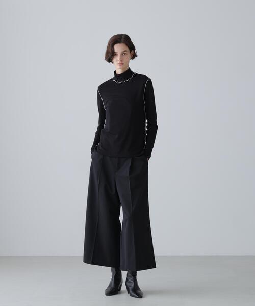 ADORE(アドーア)の「◆ソフトウールジャージー(Tシャツ/カットソー・レディース・ホワイト/ブルー/ブラック・38)」の5枚目の写真