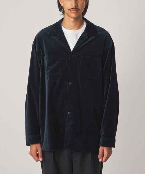 Steven Alan(スティーブンアラン)の「<Steven Alan> オーガニックコットン ベルベット オープンカラー オーバー シャツ(シャツ/ブラウス・メンズ・マスタード/ネイビー・S/L/M/XL)」の17枚目の写真