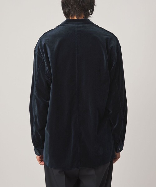 Steven Alan(スティーブンアラン)の「<Steven Alan> オーガニックコットン ベルベット オープンカラー オーバー シャツ(シャツ/ブラウス・メンズ・マスタード/ネイビー・S/L/M/XL)」の19枚目の写真