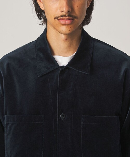 Steven Alan(スティーブンアラン)の「<Steven Alan> オーガニックコットン ベルベット オープンカラー オーバー シャツ(シャツ/ブラウス・メンズ・マスタード/ネイビー・S/L/M/XL)」の21枚目の写真