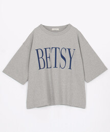 BETSY ビッグ ロゴTシャツ