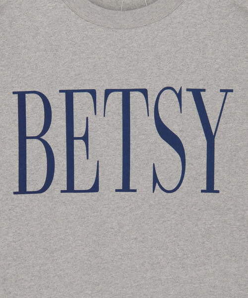 FREAK'S STORE(フリークスストア)の「BETSY ビッグ ロゴTシャツ(Tシャツ/カットソー・レディース・オフホワイト/グレー/チャコールグレー・フリ-)」の22枚目の写真