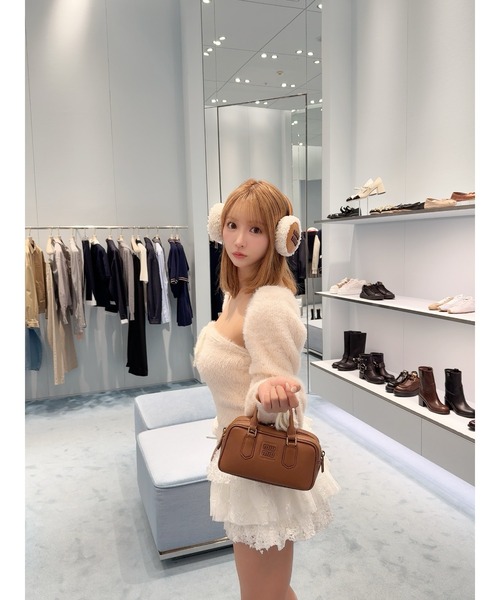 MISTREASS（ミストレアス）の「Narrow Ribbon Fluffy Knit Ensemble（ニット/セーター・レディース・ピンク・FREE）」の13枚目の写真