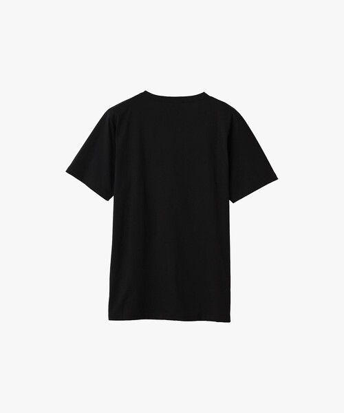 agnes b.（アニエスベー）の「メンズ "b." ロゴ オーガニックコットン 半袖 Tシャツ（Tシャツ/カットソー・メンズ・ブラック・3/1/2）」の2枚目の写真