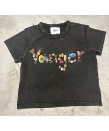 Snow wash graphic ss tee