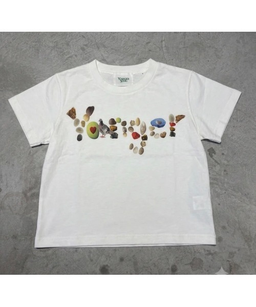 younger song（ヤンガーソング）の「Snow wash graphic ss tee（Tシャツ/カットソー・メンズ・ブラウン/White/Black・SMALL/MEDIUM/LARGE）」の2枚目の写真
