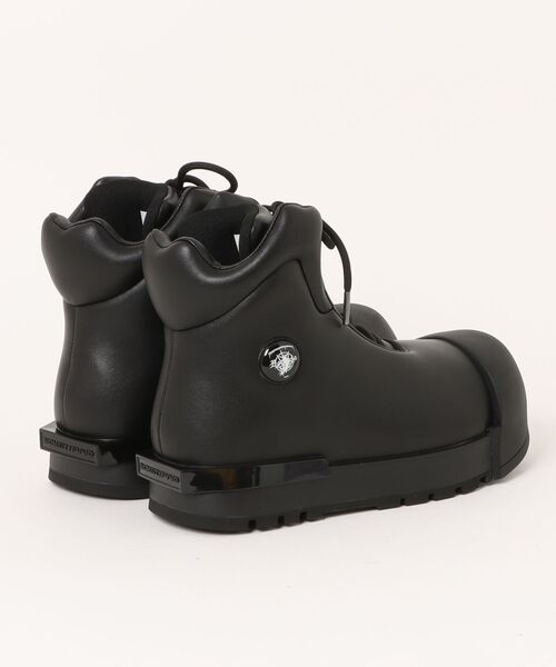 F.V.V.O(エフヴィーヴィーオー)の「F.V.V.O/エフヴィーヴィーオー/R/F WHITE ARCH COMBAT LOW BOOTS(ブーツ・メンズ・ブラック・43/45)」の2枚目の写真