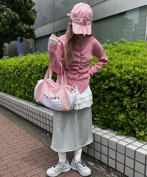 WC(ダブル シー)の「レーススウェットミドルスカート(スカート・レディース・グレー/ホワイト・FREE)」の13枚目の写真