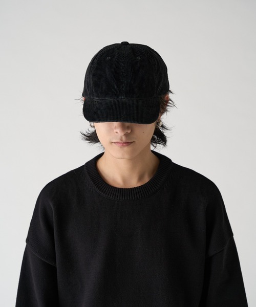 KIJIMA TAKAYUKI(キジマ タカユキ)の「【KIJIMA TAKAYUKI】/ CORDUROY SULFER DYED 6PANEL CAP(キャップ・メンズ・オリーブ/ブラック・FREE)」の3枚目の写真