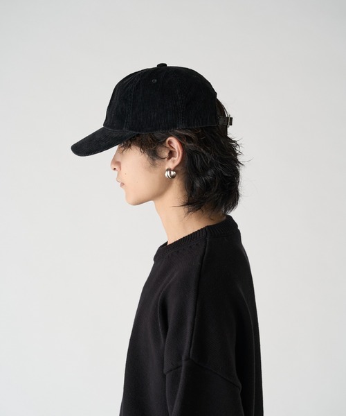KIJIMA TAKAYUKI(キジマ タカユキ)の「【KIJIMA TAKAYUKI】/ CORDUROY SULFER DYED 6PANEL CAP(キャップ・メンズ・オリーブ/ブラック・FREE)」の5枚目の写真