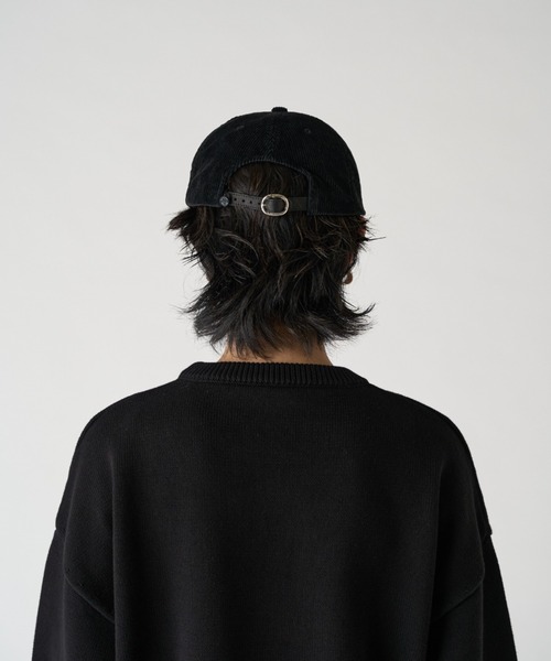 KIJIMA TAKAYUKI(キジマ タカユキ)の「【KIJIMA TAKAYUKI】/ CORDUROY SULFER DYED 6PANEL CAP(キャップ・メンズ・オリーブ/ブラック・FREE)」の6枚目の写真
