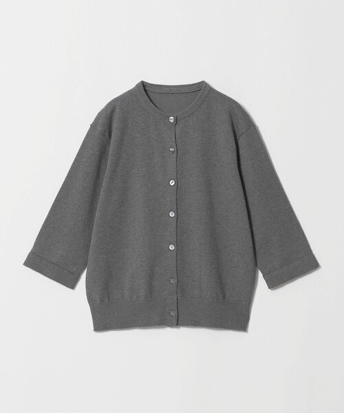 UNITED ARROWS(ユナイテッドアローズ)の「4WAY エンブロイダリー シャツ コンビ ニット ‐ウォッシャブル‐(カーディガン/ボレロ・レディース・ブラック/ダークグレー/ネイビー・FREE)」の20枚目の写真