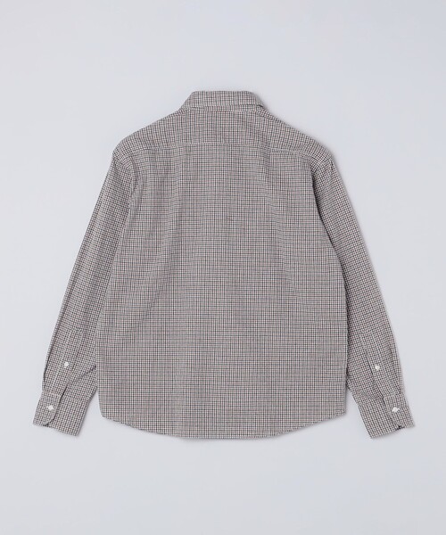 SHIPS(シップス)の「MADE IN JAPAN ワイドカラー チェック ネル シャツ(シャツ/ブラウス・メンズ・ブラウン/ネイビー/ワイン/ダークブルー・LARGE/MEDIUM/SMALL)」の19枚目の写真