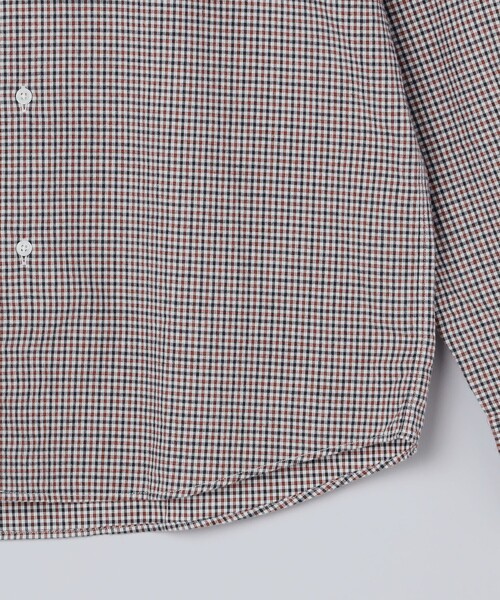 SHIPS(シップス)の「MADE IN JAPAN ワイドカラー チェック ネル シャツ(シャツ/ブラウス・メンズ・ブラウン/ネイビー/ワイン/ダークブルー・LARGE/MEDIUM/SMALL)」の21枚目の写真