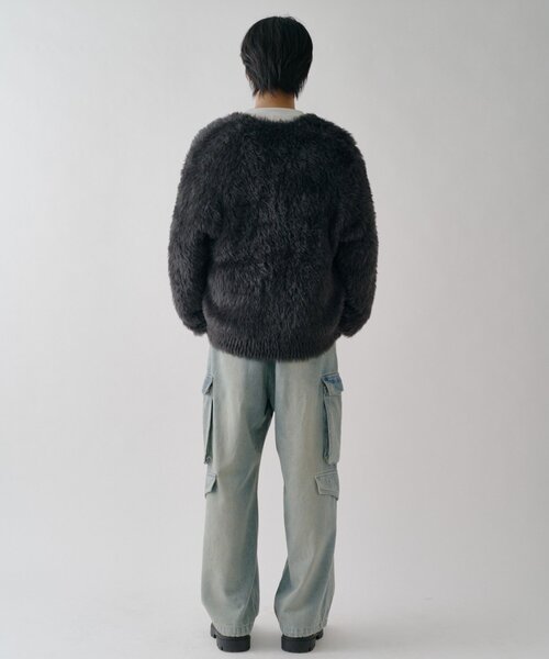 goocy(グーシー)の「フェザーヤーンMIXカーディガン(カーディガン/ボレロ・メンズ・グレー/ブラウン/ブラック・MEDIUM/LARGE)」の13枚目の写真