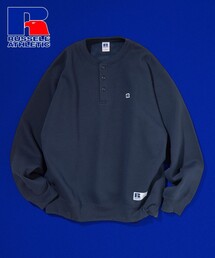RUSSELL ATHLETIC/ラッセルアスレチック 限定展開 RUSSELL ATHLETIC × FREAK'S STORE / 別注 RS ヘンリーネック スウェット