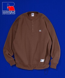 RUSSELL ATHLETIC/ラッセルアスレチック 限定展開 RUSSELL ATHLETIC × FREAK'S STORE / 別注 RS ヘンリーネック スウェット