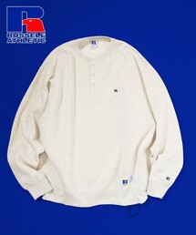 RUSSELL ATHLETIC/ラッセルアスレチック 限定展開 RUSSELL ATHLETIC × FREAK'S STORE / 別注 RS ヘンリーネック スウェット
