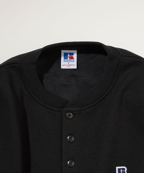Russell Athletic(ラッセルアスレティック)の「RUSSELL ATHLETIC/ラッセルアスレチック 限定展開 RUSSELL ATHLETIC × FREAK'S STORE / 別注 RS ヘンリーネック スウェット(スウェット・メンズ・アッシュグレー/ブラック/ブラウン/ネイビー・LARGE/MEDIUM/SMALL)」の6枚目の写真