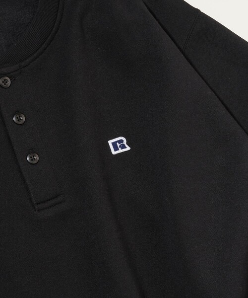 Russell Athletic(ラッセルアスレティック)の「RUSSELL ATHLETIC/ラッセルアスレチック 限定展開 RUSSELL ATHLETIC × FREAK'S STORE / 別注 RS ヘンリーネック スウェット(スウェット・メンズ・アッシュグレー/ブラック/ブラウン/ネイビー・LARGE/MEDIUM/SMALL)」の7枚目の写真