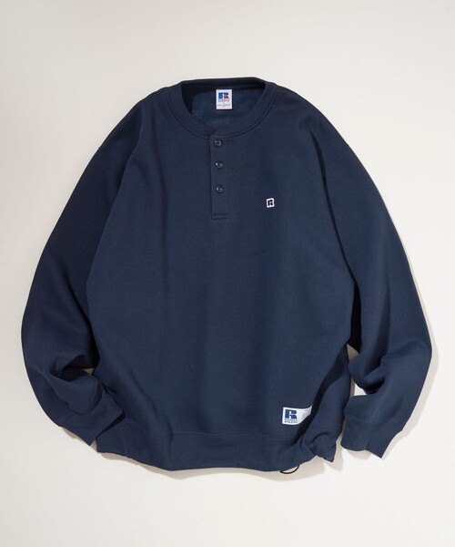 Russell Athletic(ラッセルアスレティック)の「RUSSELL ATHLETIC/ラッセルアスレチック 限定展開 RUSSELL ATHLETIC × FREAK'S STORE / 別注 RS ヘンリーネック スウェット(スウェット・メンズ・アッシュグレー/ブラック/ブラウン/ネイビー・LARGE/MEDIUM/SMALL)」の13枚目の写真