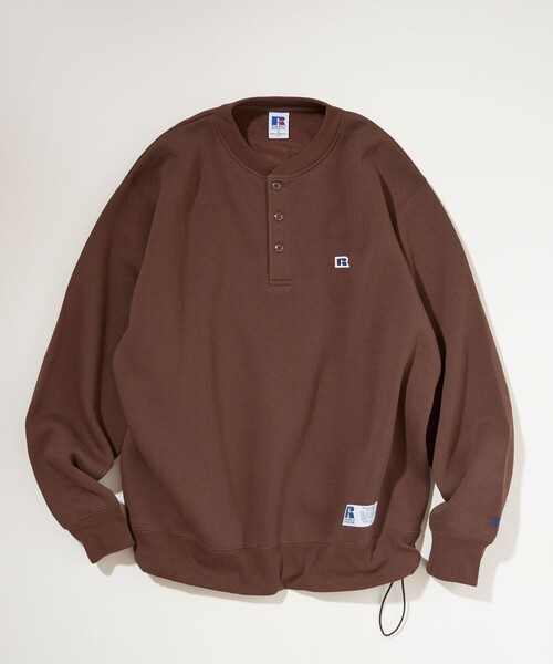 Russell Athletic(ラッセルアスレティック)の「RUSSELL ATHLETIC/ラッセルアスレチック 限定展開 RUSSELL ATHLETIC × FREAK'S STORE / 別注 RS ヘンリーネック スウェット(スウェット・メンズ・アッシュグレー/ブラック/ブラウン/ネイビー・LARGE/MEDIUM/SMALL)」の15枚目の写真