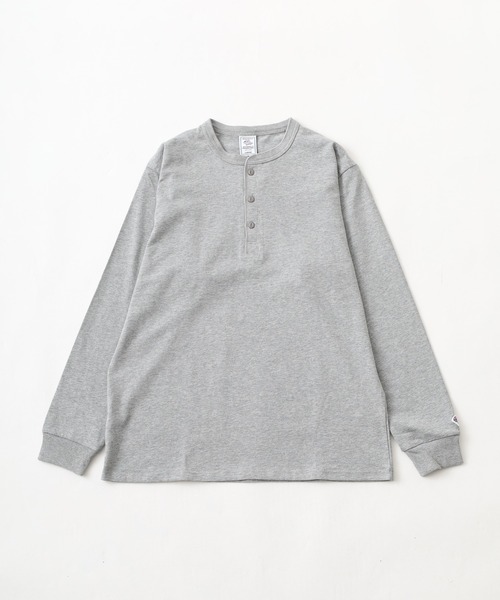 JEMORGAN（ジェーイーモーガン）の「JEMORGAN 天竺ヘンリーーネックL/S-T 長袖（Tシャツ/カットソー・メンズ・ネイビー/ブラック/オフホワイト/杢グレー・XL/M/S）」の7枚目の写真