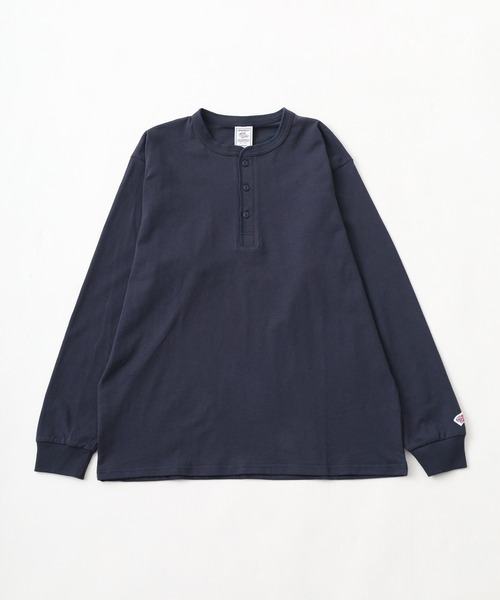 JEMORGAN（ジェーイーモーガン）の「JEMORGAN 天竺ヘンリーーネックL/S-T 長袖（Tシャツ/カットソー・メンズ・ネイビー/ブラック/オフホワイト/杢グレー・XL/M/S）」の8枚目の写真