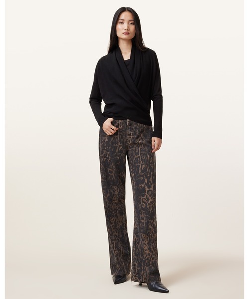 ALLSAINTS(オールセインツ)の「WASSON PIRATE MERINO WOOL CARDIGAN | WASSON パイレーツ メリノ ウール カーディガン(カーディガン/ボレロ・レディース・ブラック・XS/S/M)」の11枚目の写真