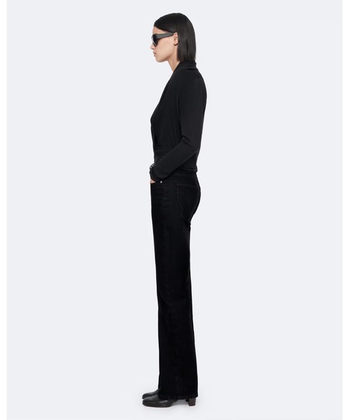 ALLSAINTS(オールセインツ)の「WASSON PIRATE MERINO WOOL CARDIGAN | WASSON パイレーツ メリノ ウール カーディガン(カーディガン/ボレロ・レディース・ブラック・XS/S/M)」の3枚目の写真