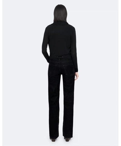 ALLSAINTS(オールセインツ)の「WASSON PIRATE MERINO WOOL CARDIGAN | WASSON パイレーツ メリノ ウール カーディガン(カーディガン/ボレロ・レディース・ブラック・XS/S/M)」の4枚目の写真