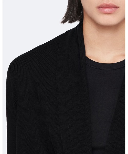 ALLSAINTS(オールセインツ)の「WASSON PIRATE MERINO WOOL CARDIGAN | WASSON パイレーツ メリノ ウール カーディガン(カーディガン/ボレロ・レディース・ブラック・XS/S/M)」の6枚目の写真