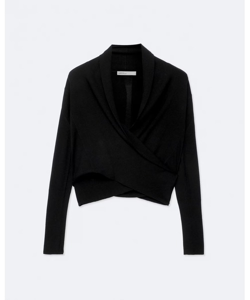 ALLSAINTS(オールセインツ)の「WASSON PIRATE MERINO WOOL CARDIGAN | WASSON パイレーツ メリノ ウール カーディガン(カーディガン/ボレロ・レディース・ブラック・XS/S/M)」の8枚目の写真