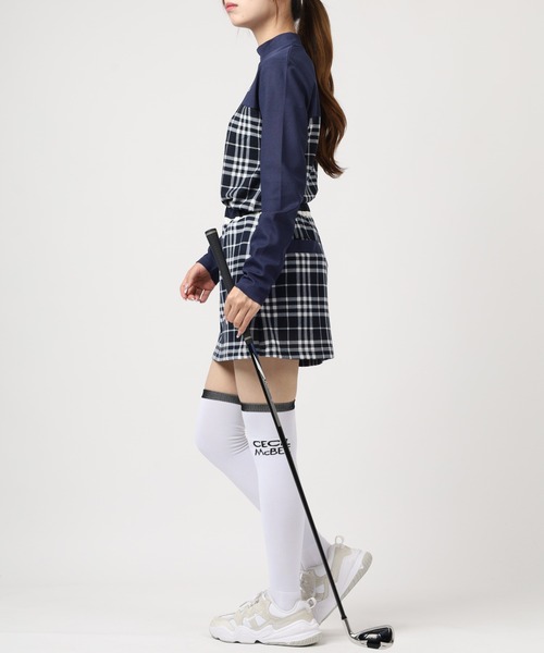 FUNALIVE（ファンアライブ）の「CHECK MOCK チェック モックネック ロンT（Tシャツ/カットソー・レディース・ネイビー/ブラック・L/S/M）」の19枚目の写真