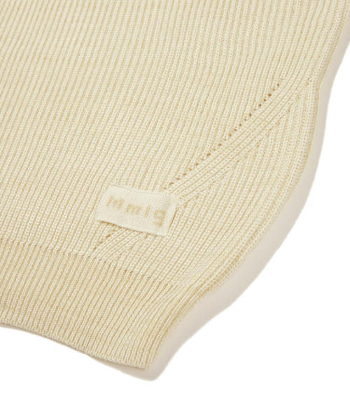 MMLG(エムエムエルジー)の「HEATHER HALF ZIPUP KNIT (IVORY)(ニット/セーター・レディース・その他・LARGE/MEDIUM/SMALL/X-LARGE)」の6枚目の写真