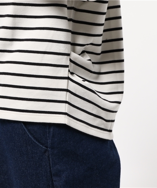 FREE'S MART(フリーズマート)の「前後Vネックドルマンカットソー(Tシャツ/カットソー・レディース・カーキ/ネイビー/グレー/ホワイト系その他・FREE)」の5枚目の写真