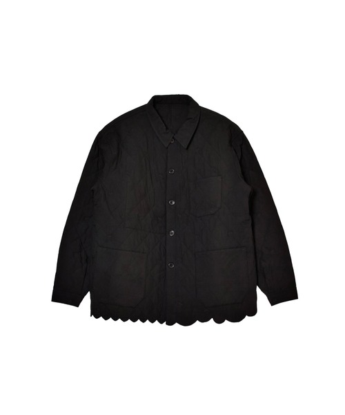 crinkle crinkle crinkle(クリンクルクリンクルクリンクル)の「エンブロイダリースカラップジャケット / 【crinkle crinkle crinkle】 embroidery scallop jacket(ナイロンジャケット・レディース・ホワイト/ブラック・FREE)」の7枚目の写真