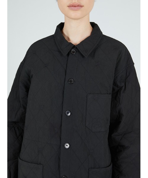 crinkle crinkle crinkle(クリンクルクリンクルクリンクル)の「エンブロイダリースカラップジャケット / 【crinkle crinkle crinkle】 embroidery scallop jacket(ナイロンジャケット・レディース・ホワイト/ブラック・FREE)」の13枚目の写真