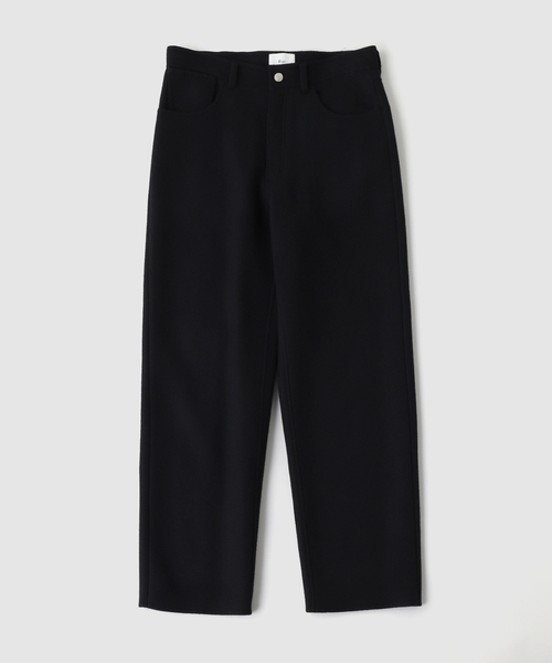 ETAT(エタ)の「ETAT / エタ TYPE 015 ALL WOOL OXFORD PANTS IN DOUBLE FACED WOOL MELTON(スラックス・メンズ・ブラック・46/44)」の1枚目の写真