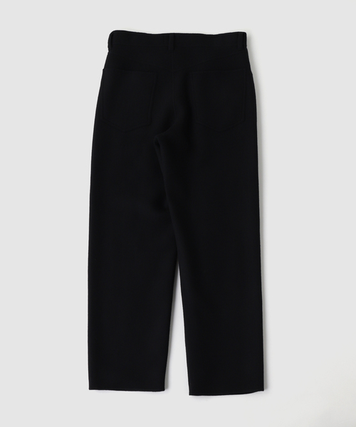 ETAT(エタ)の「ETAT / エタ TYPE 015 ALL WOOL OXFORD PANTS IN DOUBLE FACED WOOL MELTON(スラックス・メンズ・ブラック・46/44)」の6枚目の写真