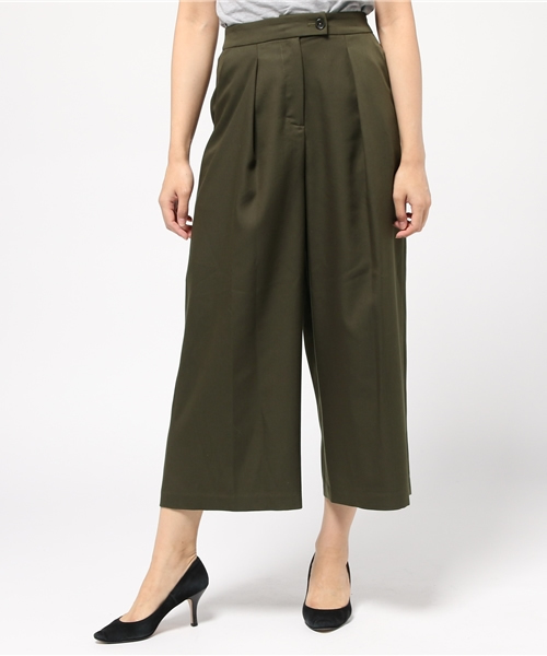 BEAMS LIGHTS Women's（ビームスライツ ウィメンズ）の「BEAMS LIGHTS / ワイドパンツ（その他パンツ・レディース・ベージュ/オリーブ/インディゴブルー・36/38）」の3枚目の写真